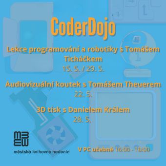 Lekce programování a robotiky s Tomášem Ticháčkem.